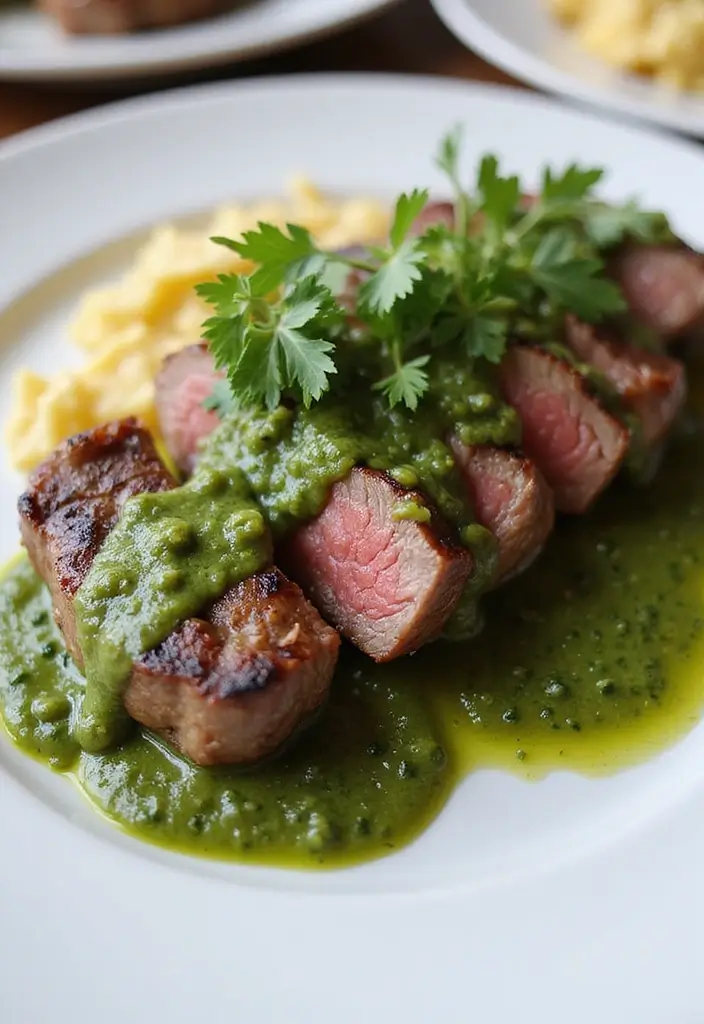 30 Sirloin Steak Recipes That Hit the Perfect Balance - 4. Sirloin Steak with Chimichurri Sauce