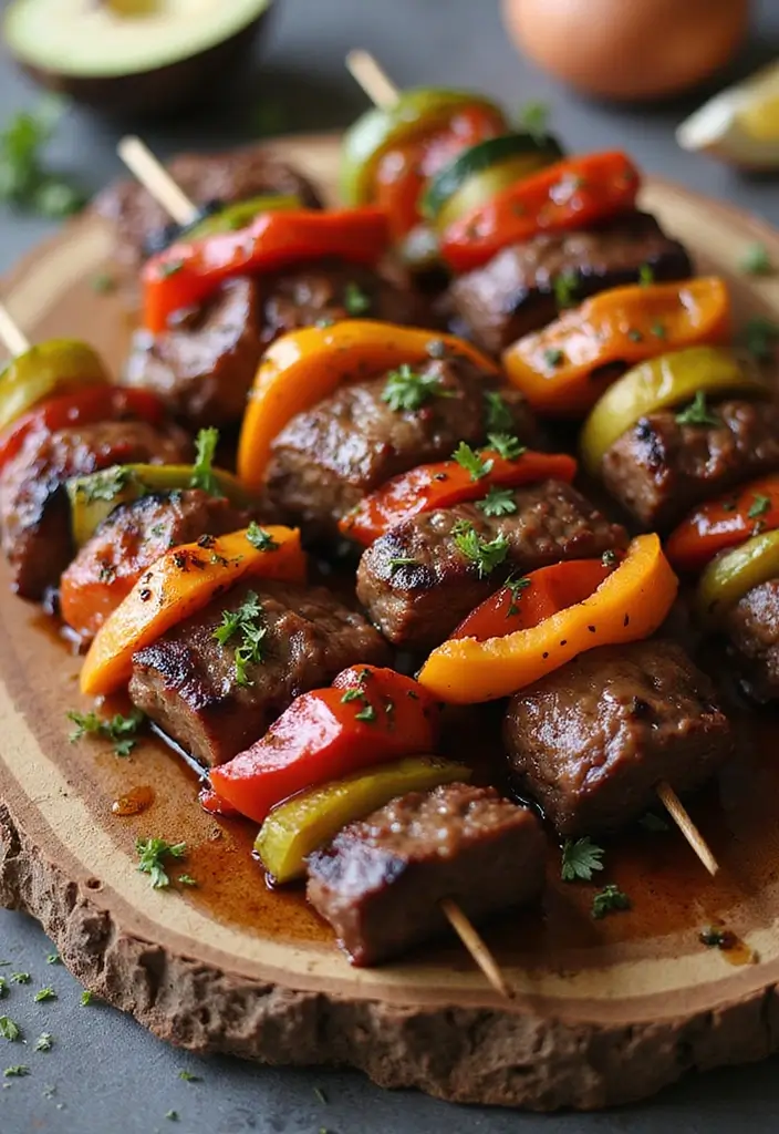 30 Sirloin Steak Recipes That Hit the Perfect Balance - 5. BBQ Sirloin Steak Skewers