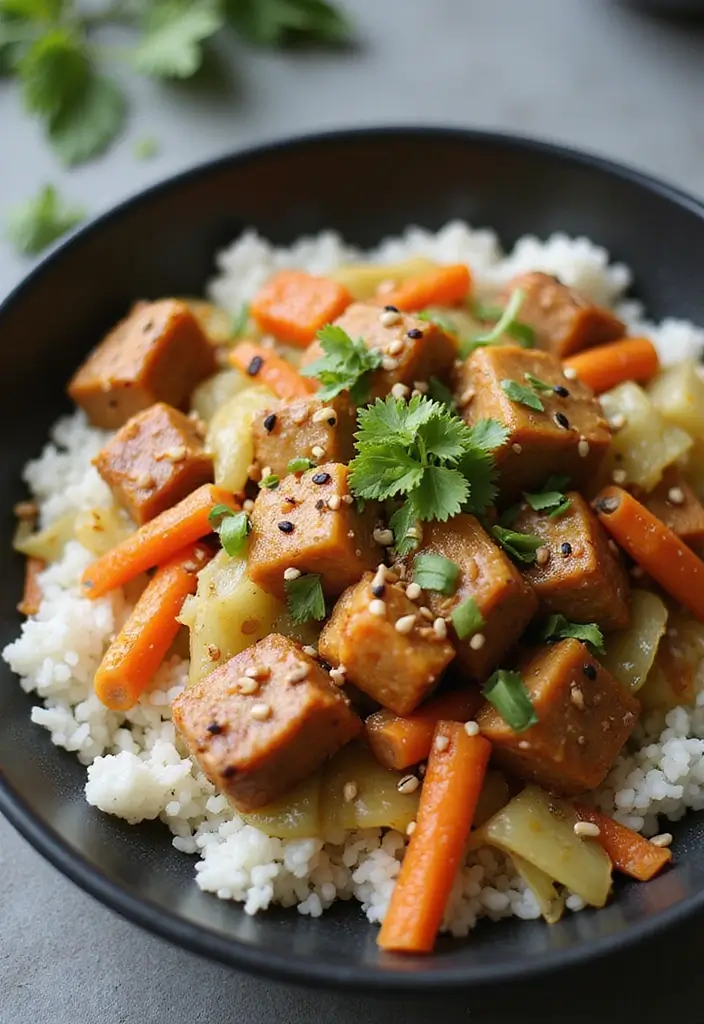 30 Slow Cooker Pork Recipes That Practically Cook Themselves - 17. Pork and Cabbage Stir-Fry