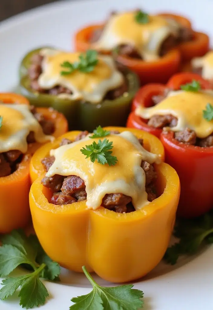 30 Slow Cooker Pork Recipes That Practically Cook Themselves - 18. BBQ Pork Stuffed Peppers