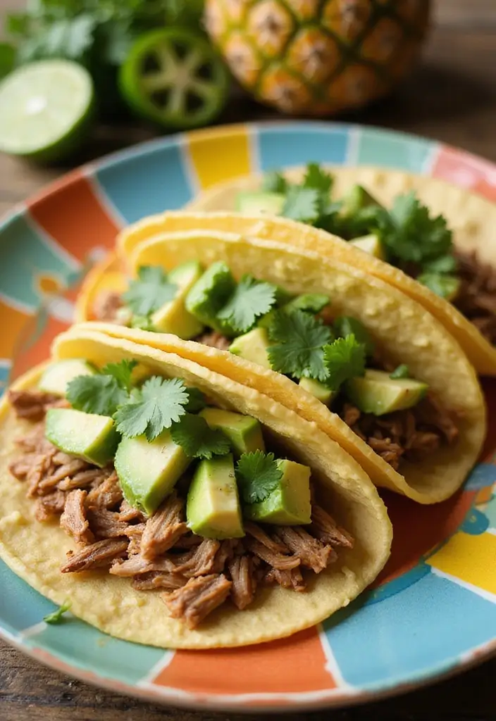 30 Slow Cooker Pork Recipes That Practically Cook Themselves - 2. Sweet and Spicy Pork Tacos