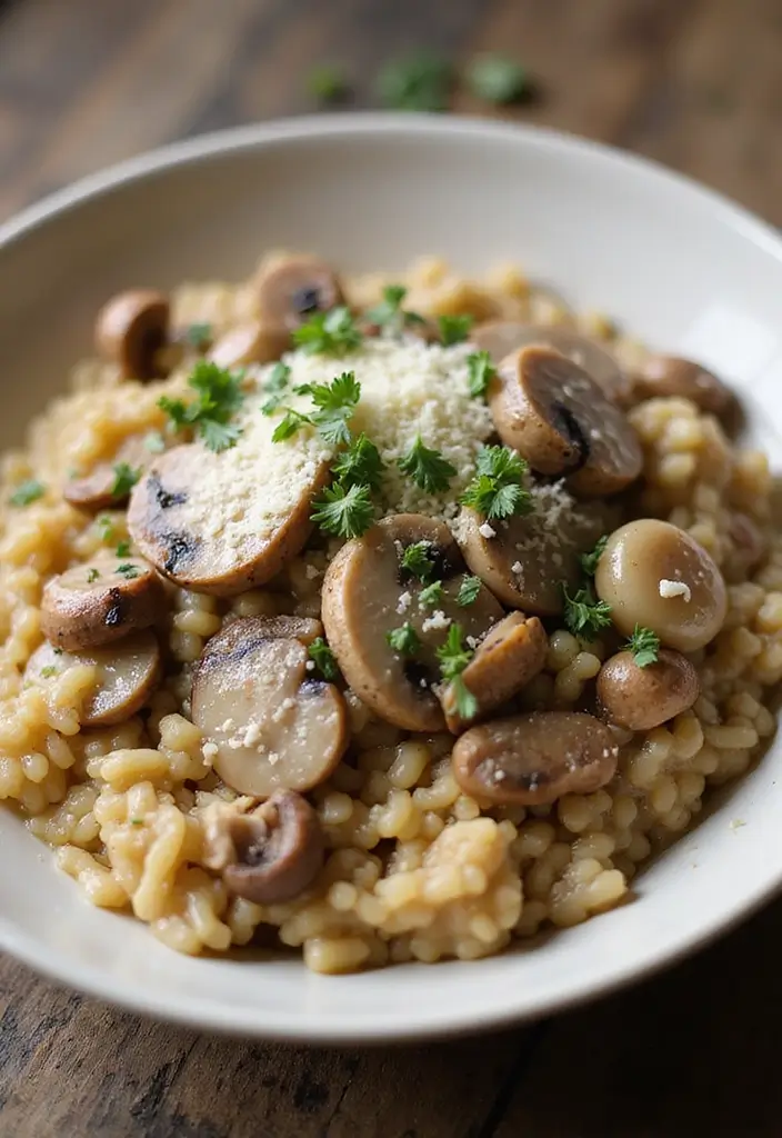 30 Slow Cooker Pork Recipes That Practically Cook Themselves - 24. Pork and Mushroom Risotto
