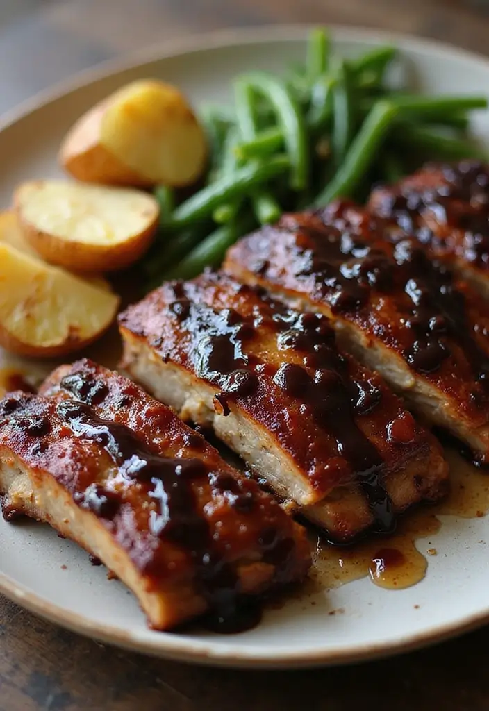 30 Smoked Rib Dinner Recipes That Steal the Show - 17. Balsamic Glazed Smoked Ribs