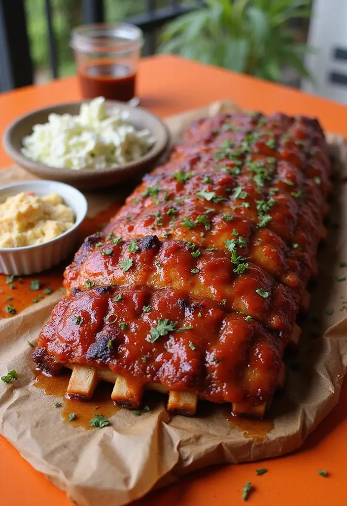 30 Smoked Rib Dinner Recipes That Steal the Show - 19. Spicy Sriracha Smoked Ribs