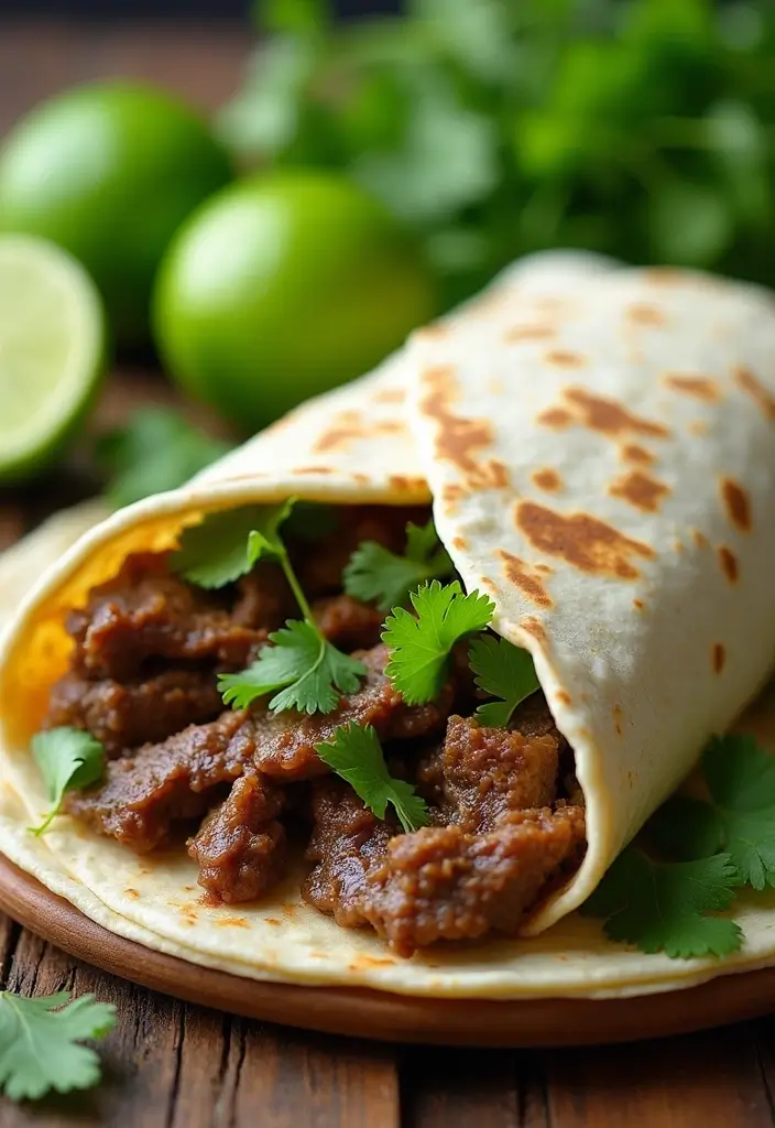 30 Steak Burrito Recipes That Pack Bold, Delicious Flavor - 12. Cilantro Lime Steak Burrito