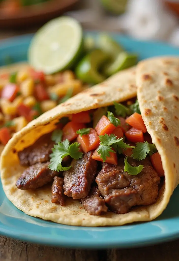 30 Steak Burrito Recipes That Pack Bold, Delicious Flavor - 13. Steak Taco Burrito
