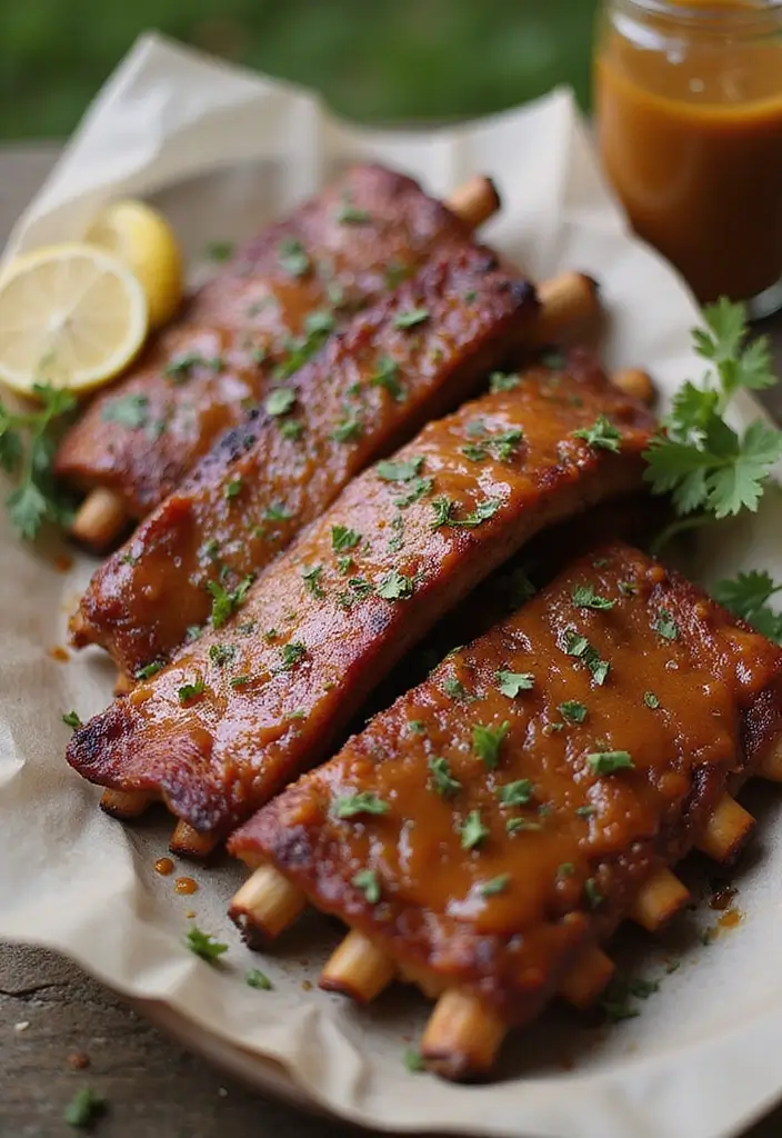30 Sweet and Tangy Pork Rib Recipes That Steal the Show - 12. Maple Mustard Ribs