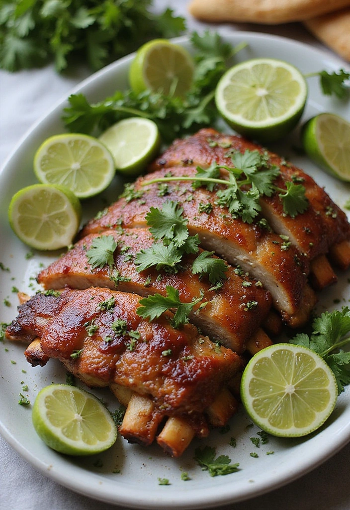 30 Sweet and Tangy Pork Rib Recipes That Steal the Show - 14. Cilantro Lime Ribs
