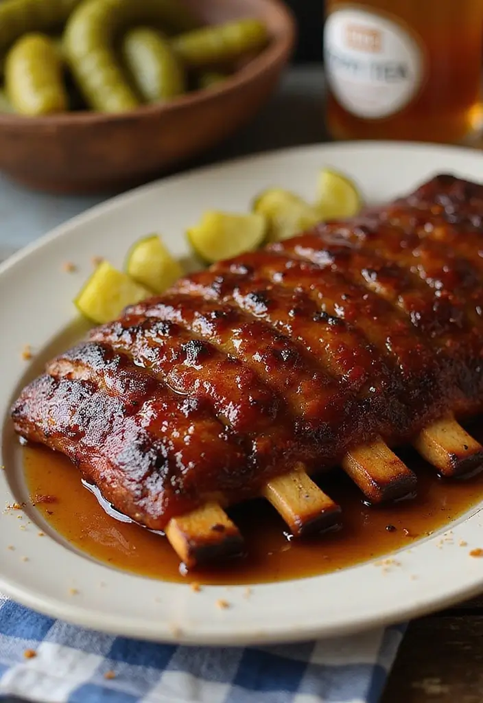 30 Sweet and Tangy Pork Rib Recipes That Steal the Show - 16. Sweet Tea Marinated Ribs