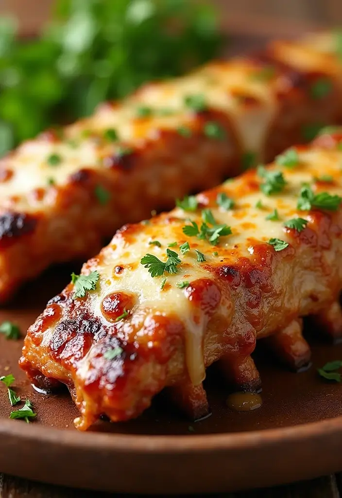30 Sweet and Tangy Pork Rib Recipes That Steal the Show - 20. Garlic Parmesan Ribs