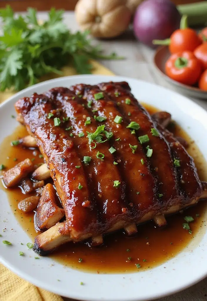 30 Sweet and Tangy Pork Rib Recipes That Steal the Show - 25. Garlic Honey Soy Ribs