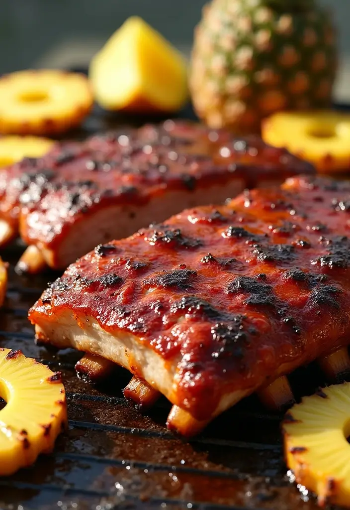 30 Sweet and Tangy Pork Rib Recipes That Steal the Show - 3. Pineapple Teriyaki Ribs