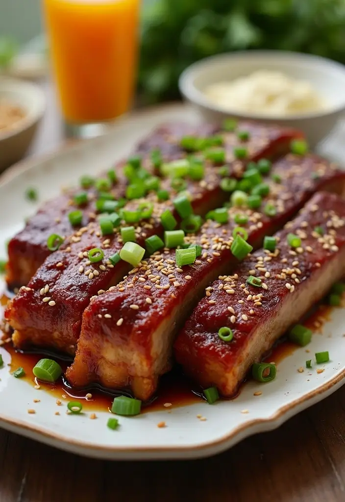 30 Sweet and Tangy Pork Rib Recipes That Steal the Show - 30. Sesame Ginger Ribs