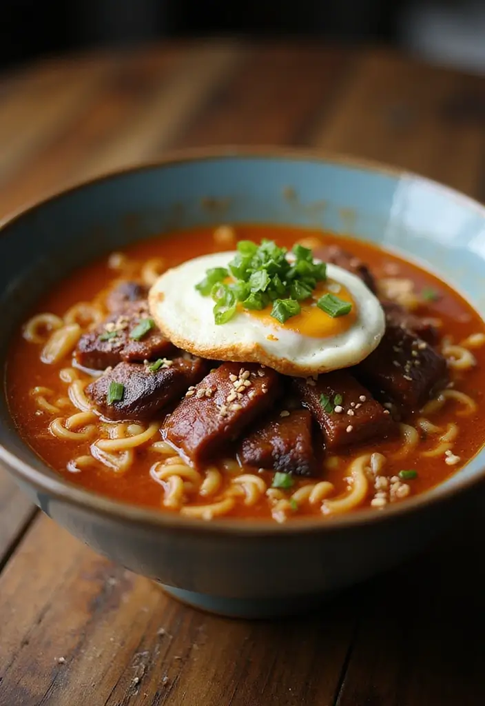 31 BBQ Brisket Ideas That Impress at Every Gathering - 16. BBQ Brisket Ramen