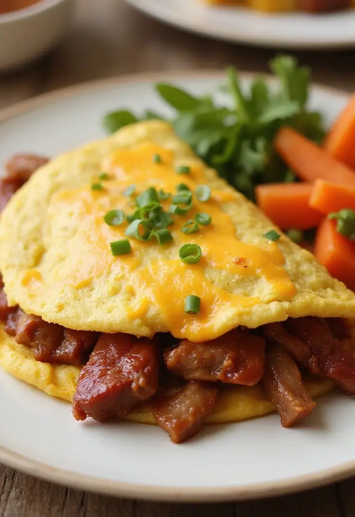 31 BBQ Brisket Ideas That Impress at Every Gathering - 24. BBQ Brisket Omelette