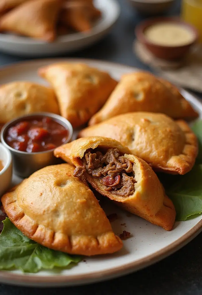 31 BBQ Brisket Ideas That Impress at Every Gathering - 29. BBQ Brisket Empanadas