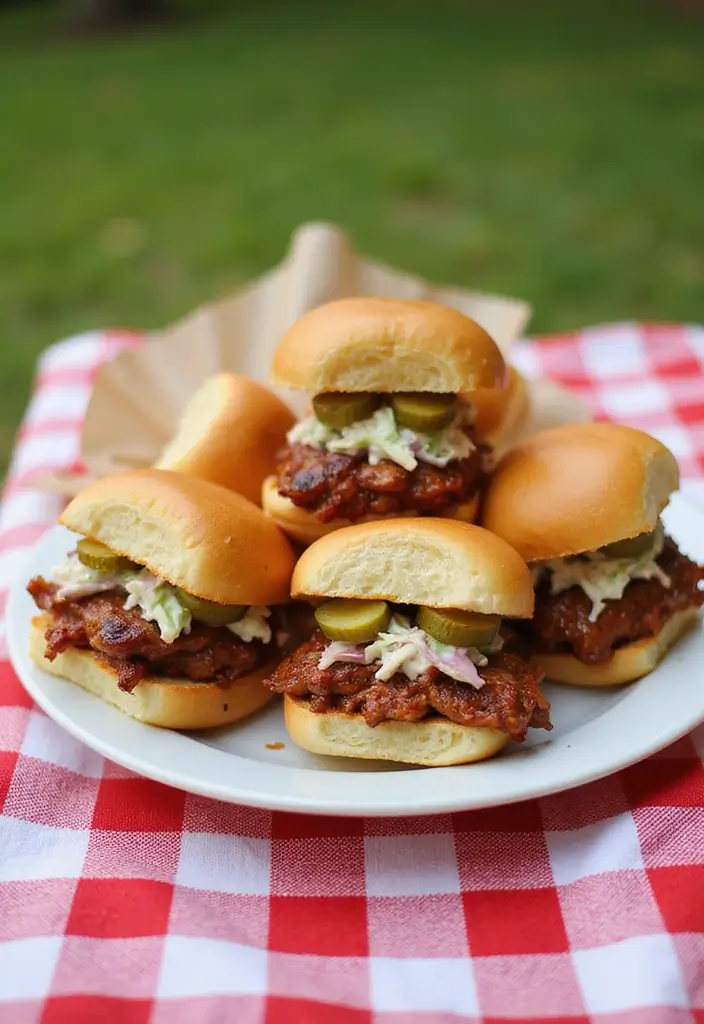 31 BBQ Brisket Ideas That Impress at Every Gathering - 3. Brisket Sliders