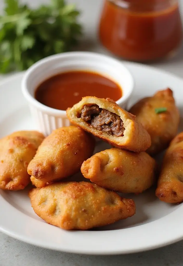 31 BBQ Brisket Ideas That Impress at Every Gathering - 30. BBQ Brisket Potstickers
