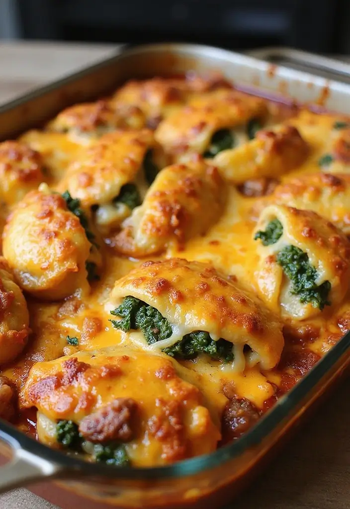 31 BBQ Brisket Ideas That Impress at Every Gathering - 31. BBQ Brisket & Spinach Stuffed Shells
