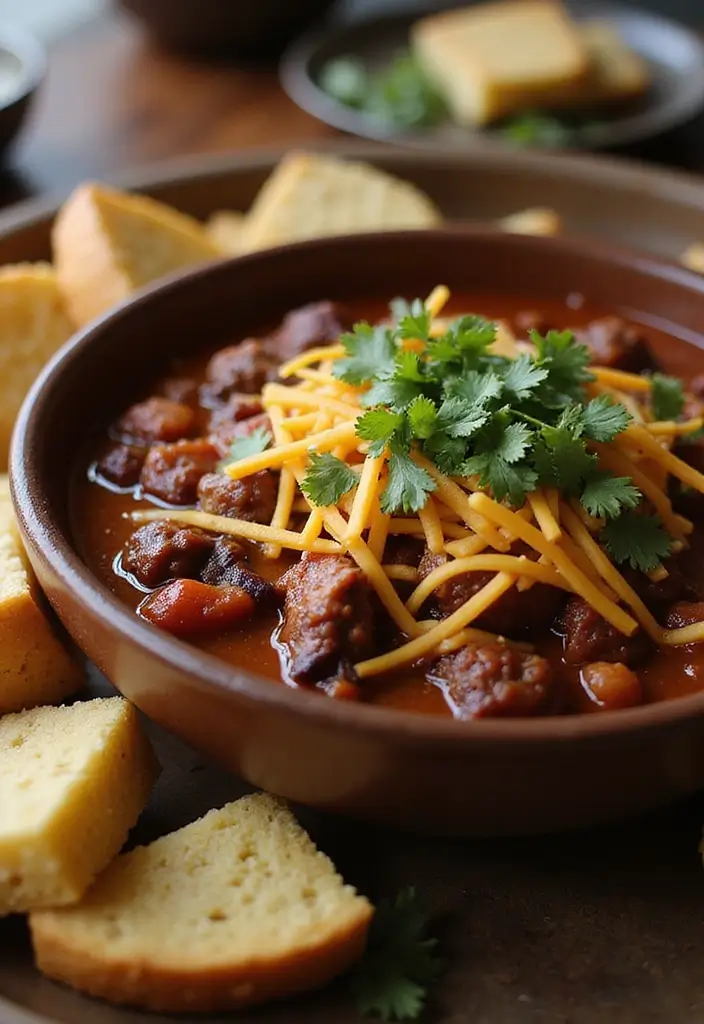 31 BBQ Brisket Ideas That Impress at Every Gathering - 4. Spicy BBQ Brisket Chili