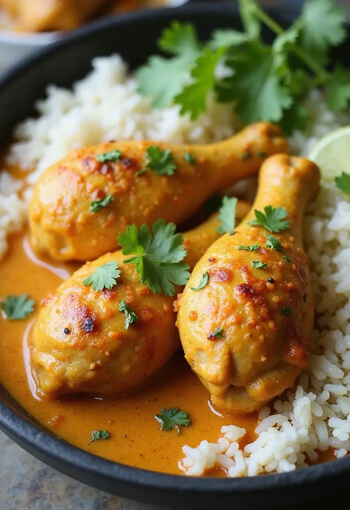 31 Buttery Chicken Drumstick Recipes That Melt in Your Mouth - 10. Coconut Curry Drumsticks