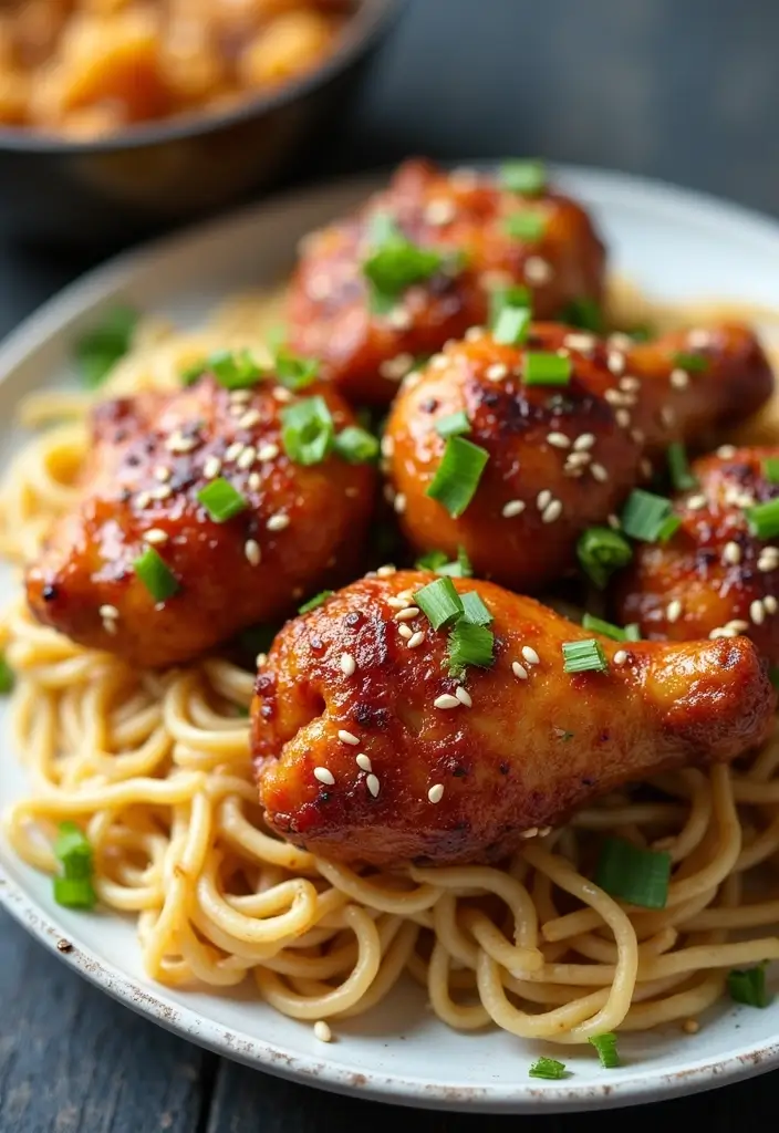 31 Buttery Chicken Drumstick Recipes That Melt in Your Mouth - 12. Sesame Ginger Drumsticks