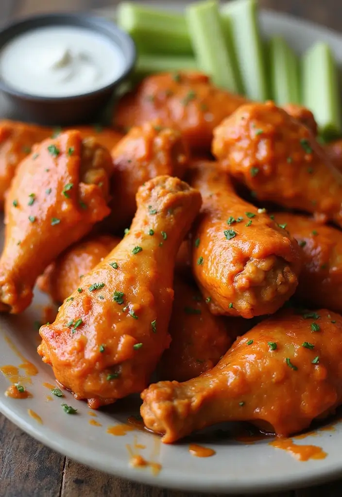 31 Buttery Chicken Drumstick Recipes That Melt in Your Mouth - 16. Buffalo Style Drumsticks
