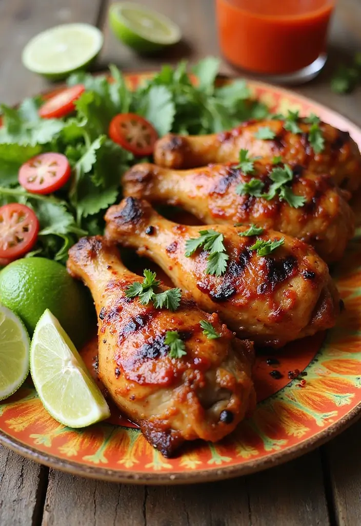 31 Buttery Chicken Drumstick Recipes That Melt in Your Mouth - 17. Chili Lime Grilled Drumsticks