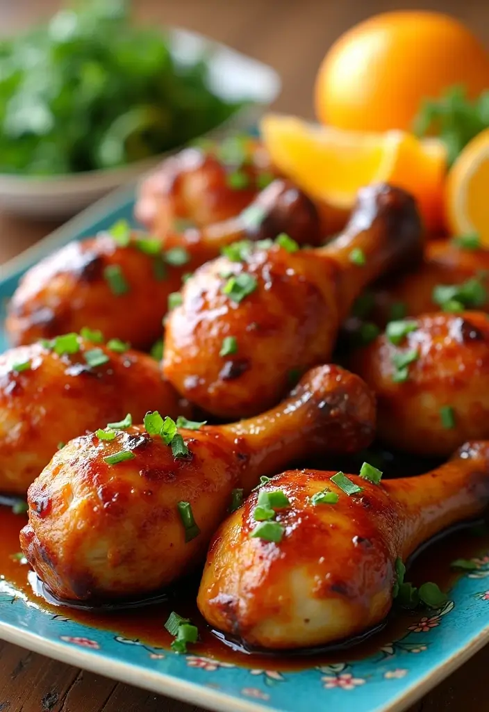 31 Buttery Chicken Drumstick Recipes That Melt in Your Mouth - 19. Orange Teriyaki Drumsticks