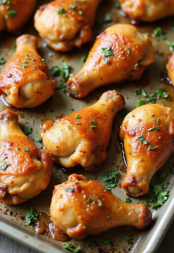 31 Buttery Chicken Drumstick Recipes That Melt in Your Mouth - 2. Honey Garlic Baked Chicken Drumsticks