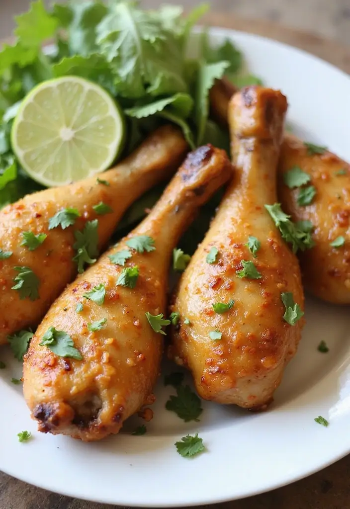 31 Buttery Chicken Drumstick Recipes That Melt in Your Mouth - 29. Ginger Lime Drumsticks