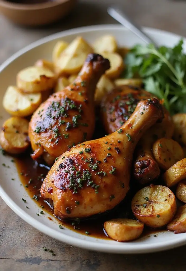 31 Buttery Chicken Drumstick Recipes That Melt in Your Mouth - 30. Balsamic Glazed Drumsticks