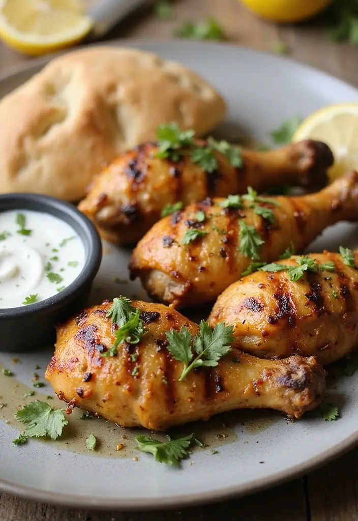 31 Buttery Chicken Drumstick Recipes That Melt in Your Mouth - 7. Greek Lemon Garlic Drumsticks