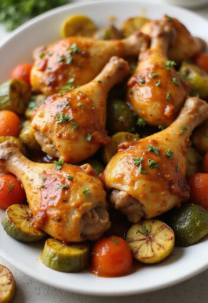 31 Buttery Chicken Drumstick Recipes That Melt in Your Mouth - 8. Maple Mustard Glazed Drumsticks