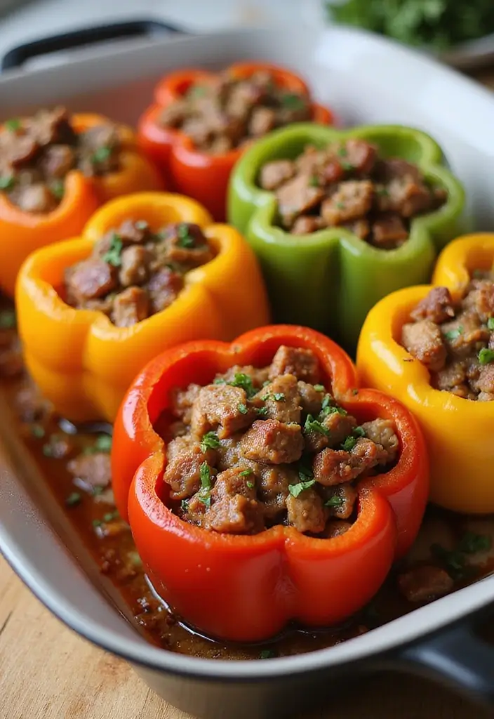 31 Pork Belly Recipes That Are Totally Worth the Indulgence - 28. Pork Belly Stuffed Peppers