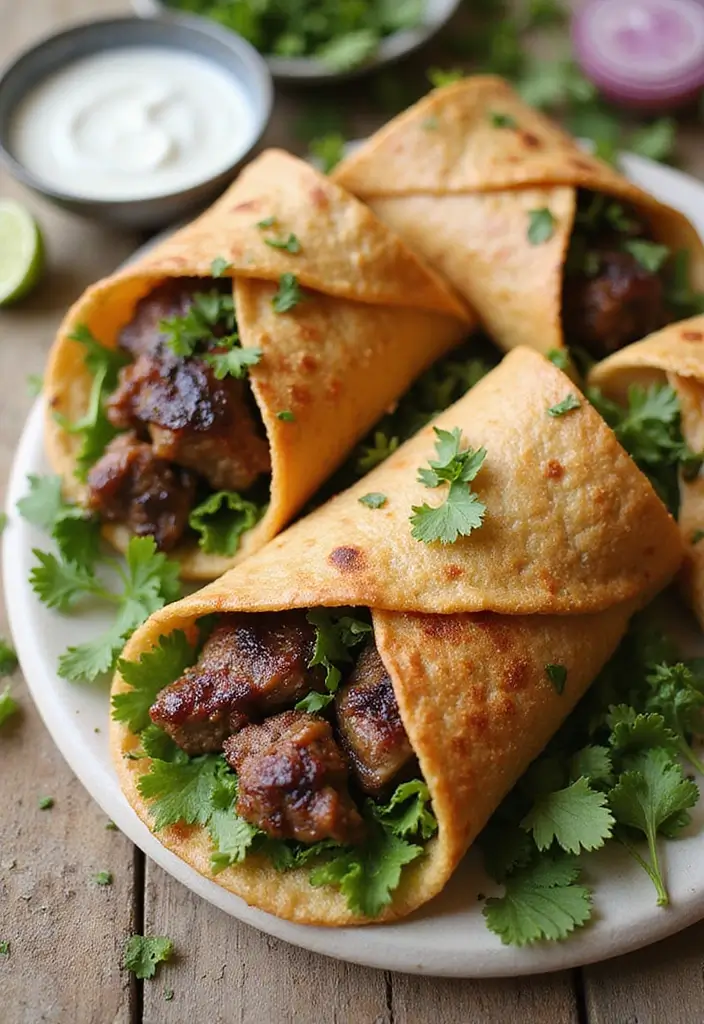 31 Smoked Meat Recipes That Backyard BBQ Fans Love - 23. Smoked Mediterranean Lamb Wraps