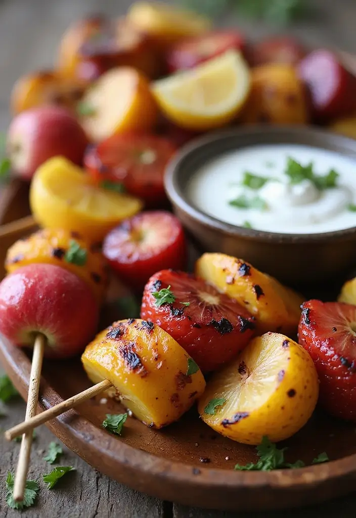 31 Smoked Meat Recipes That Backyard BBQ Fans Love - 31. Smoked Fruit Skewers