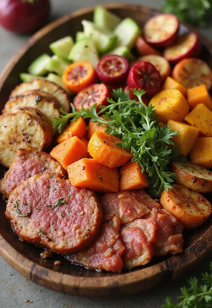 31 Smoked Meat Recipes That Backyard BBQ Fans Love - 9. Smoked Veggie Platter with Meat