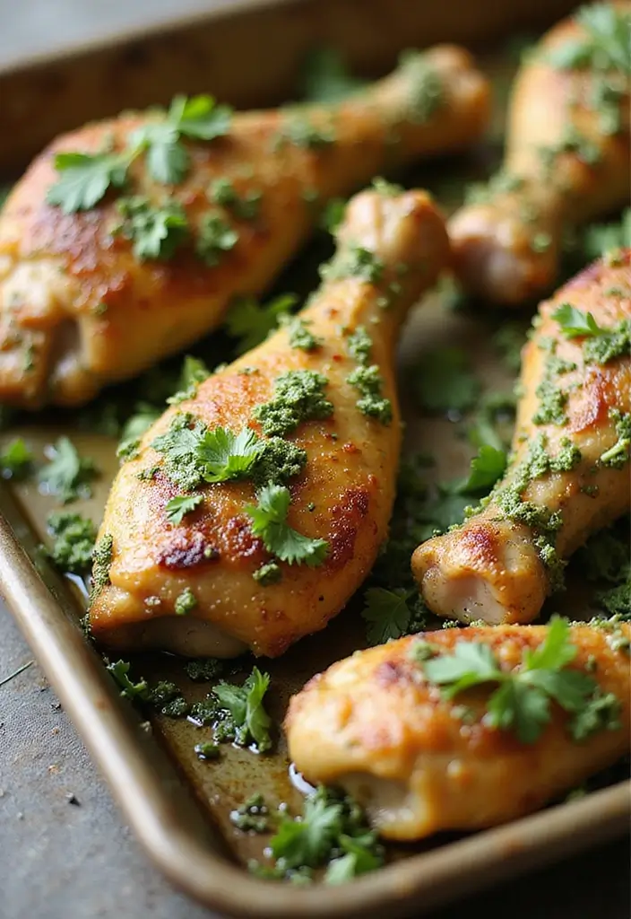 32 Crispy Chicken Innovations That Reinvent Dinner Classics - 15. Pesto Crispy Chicken Drumsticks