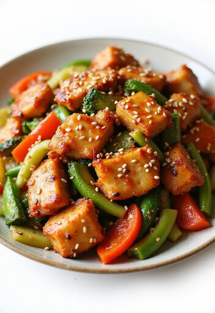 32 Crispy Chicken Innovations That Reinvent Dinner Classics - 17. Teriyaki Crispy Chicken Stir-Fry