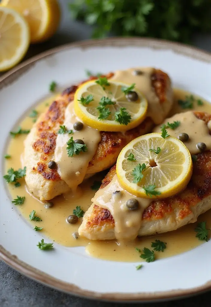 32 Crispy Chicken Innovations That Reinvent Dinner Classics - 18. Crispy Chicken Piccata