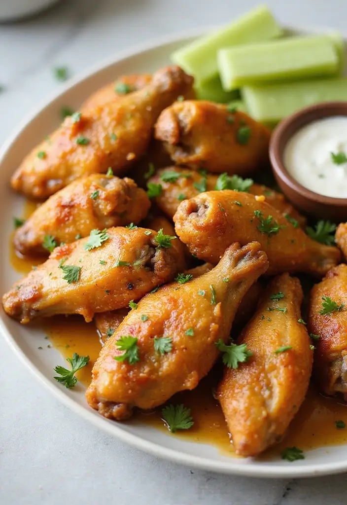 32 Crispy Chicken Innovations That Reinvent Dinner Classics - 21. Garlic Parmesan Crispy Chicken Wings