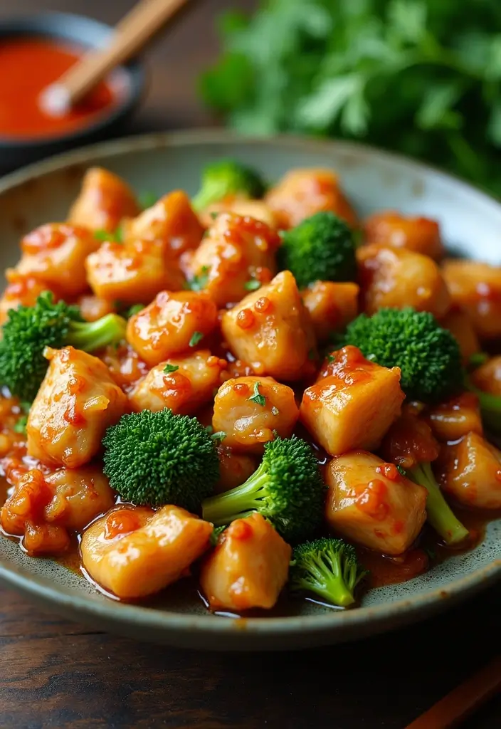 32 Crispy Chicken Innovations That Reinvent Dinner Classics - 7. Crispy Chicken & Broccoli Stir-Fry