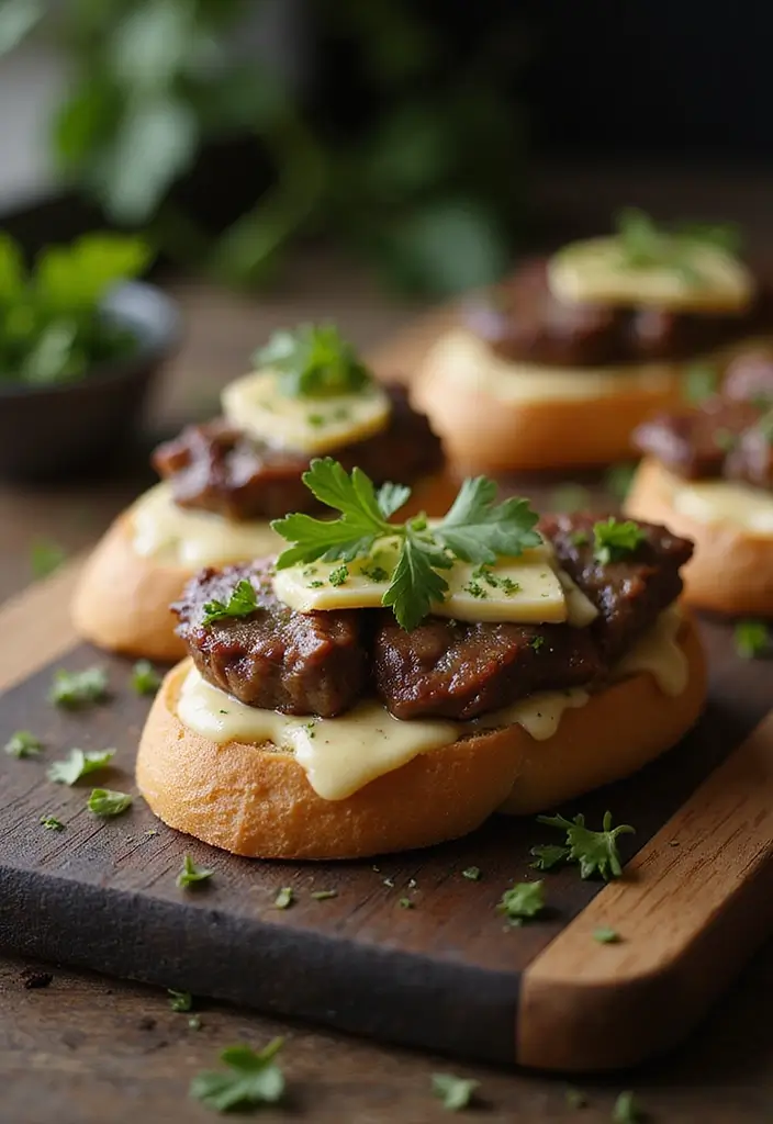 32 Trendy Steak Crostini Recipes to Impress Any Crowd - 12. Steak with Garlic Butter