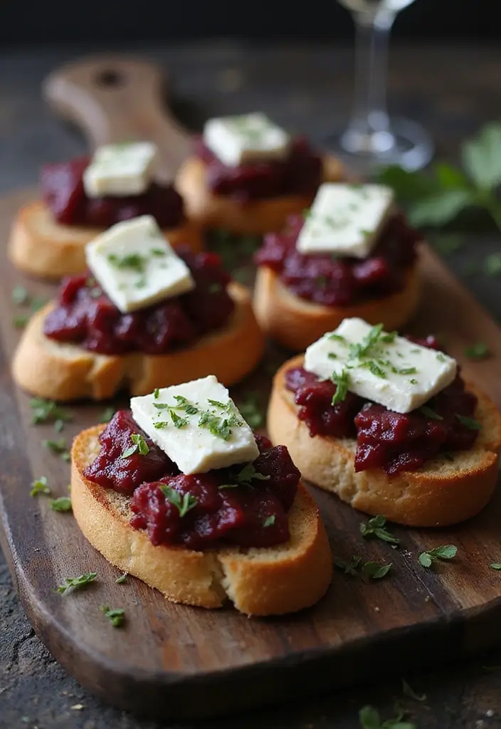 32 Trendy Steak Crostini Recipes to Impress Any Crowd - 22. Steak and Roasted Beet Crostini