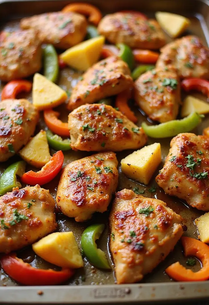33 Meat-Based Sheet Pan Recipes That Save Dinner - 14. Teriyaki Chicken and Pineapple