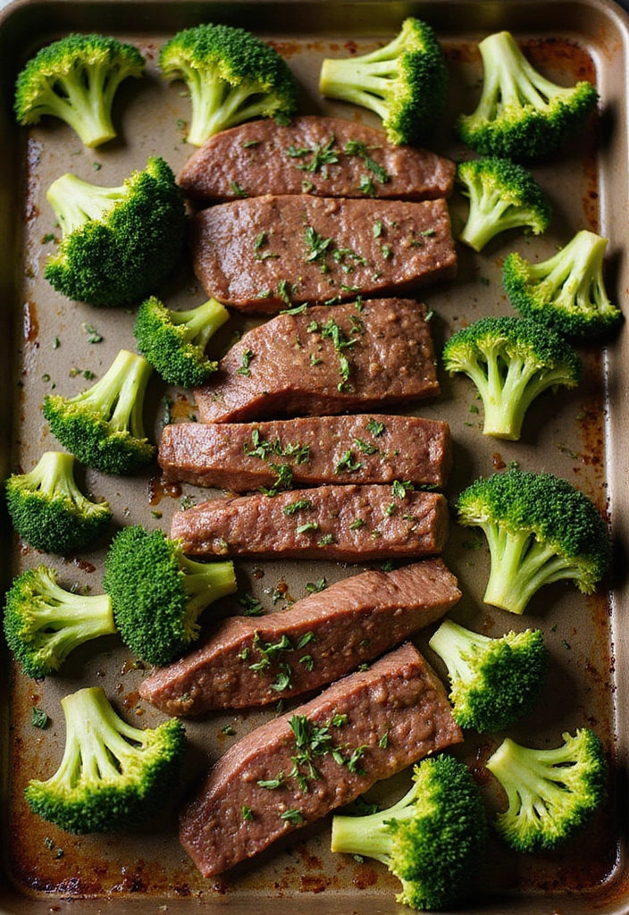 33 Meat-Based Sheet Pan Recipes That Save Dinner - 29. Sheet Pan Beef and Broccoli