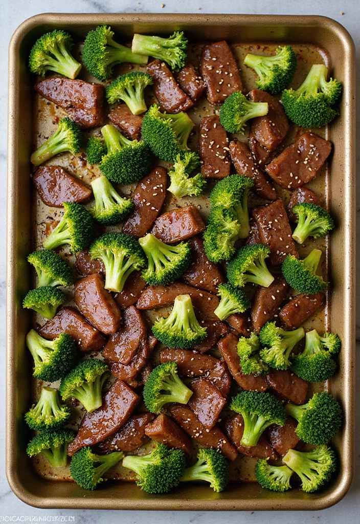 33 Meat-Based Sheet Pan Recipes That Save Dinner - 6. Teriyaki Beef and Broccoli