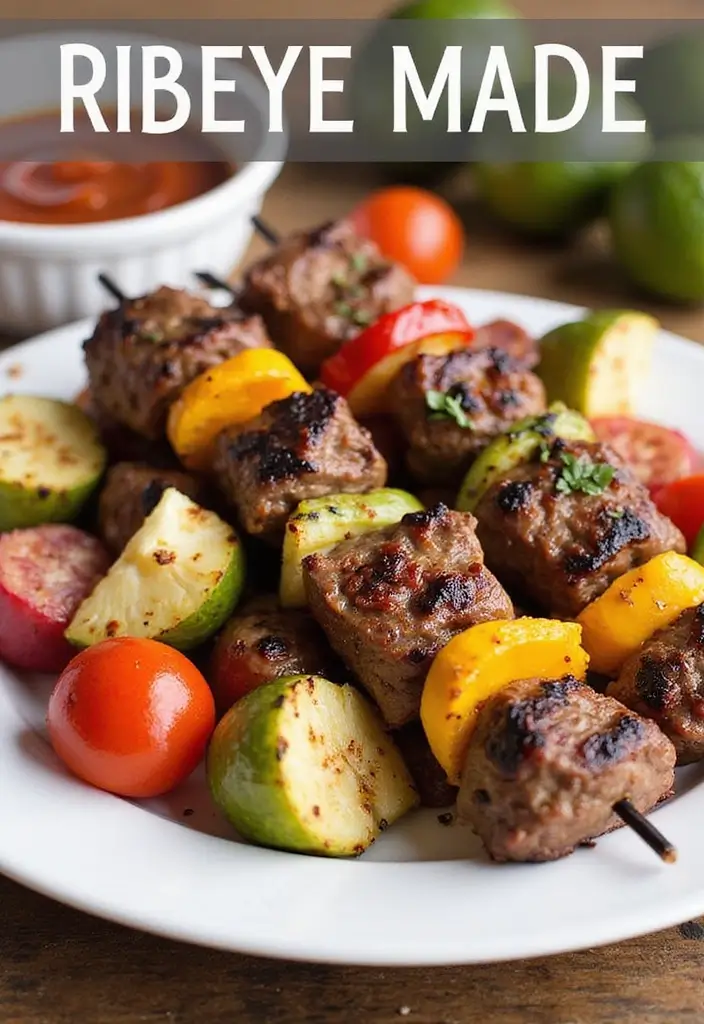 33 Ribeye Recipes That Bring Restaurant Flavor Home - 21. Ribeye Kabobs