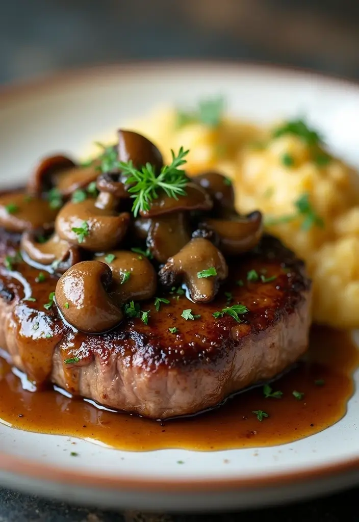 33 Ribeye Recipes That Bring Restaurant Flavor Home - 23. Ribeye with Mushroom Sauce